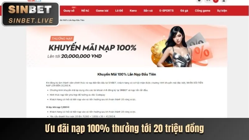 Khuyến mãi nạp lại hàng ngày VB9